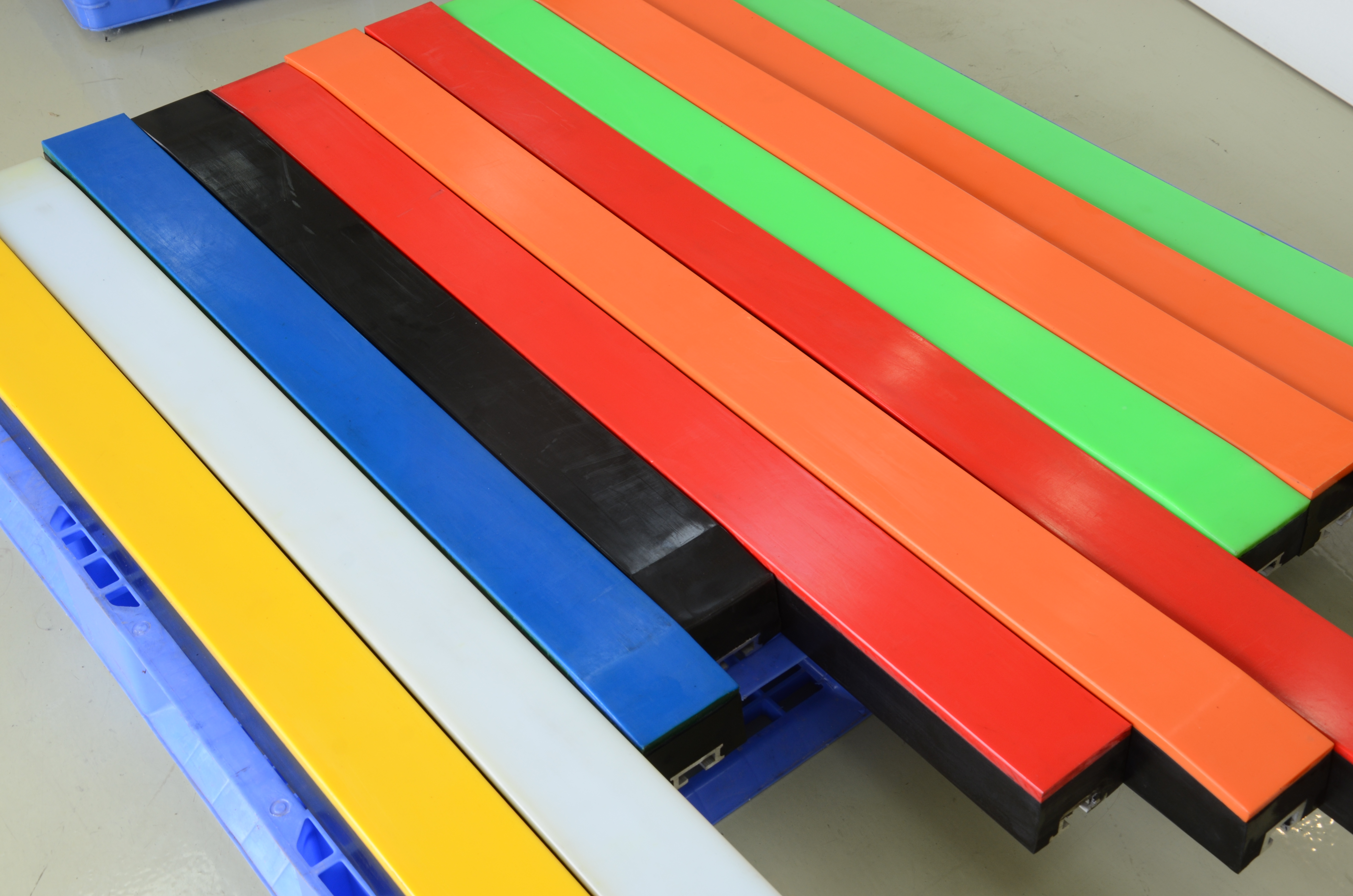 SIMA Adjustable Colorful Impact Bar untuk Conveyor Belt